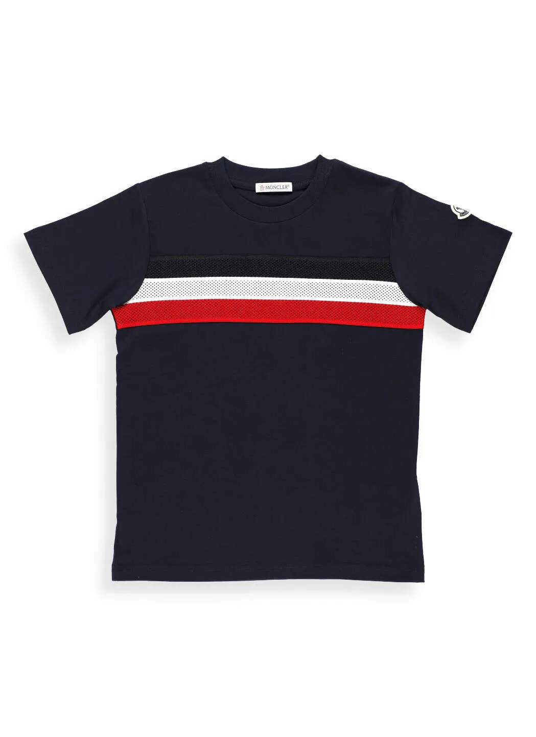 Moncler Enfant Stripe Detail T-Shirt