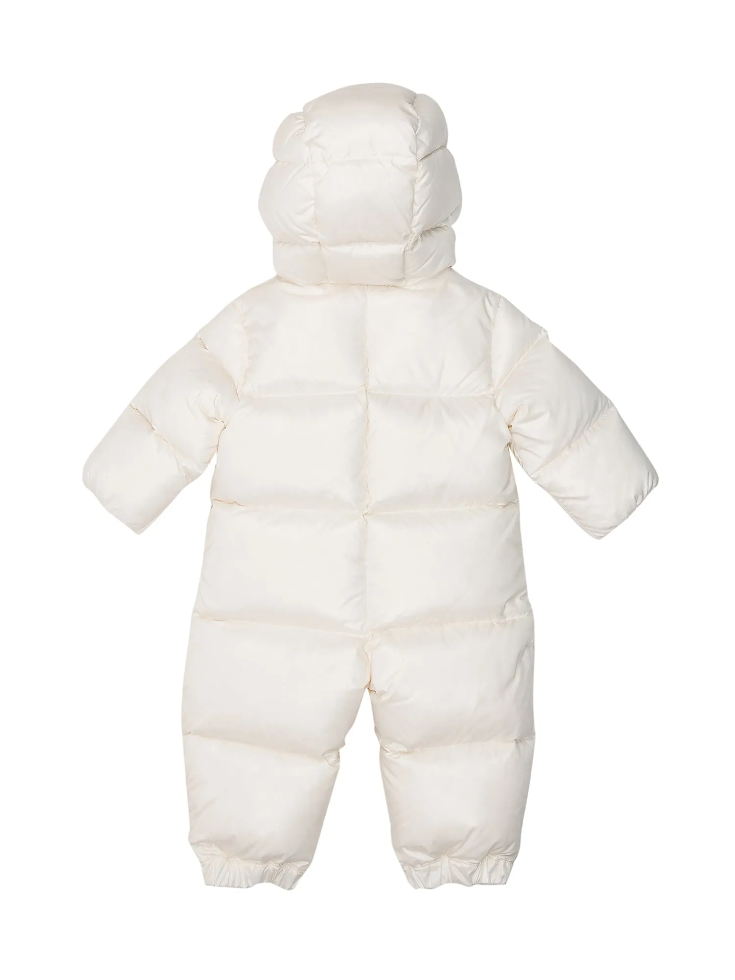 Moncler Kids Quilted Logo Patch Snowsuit