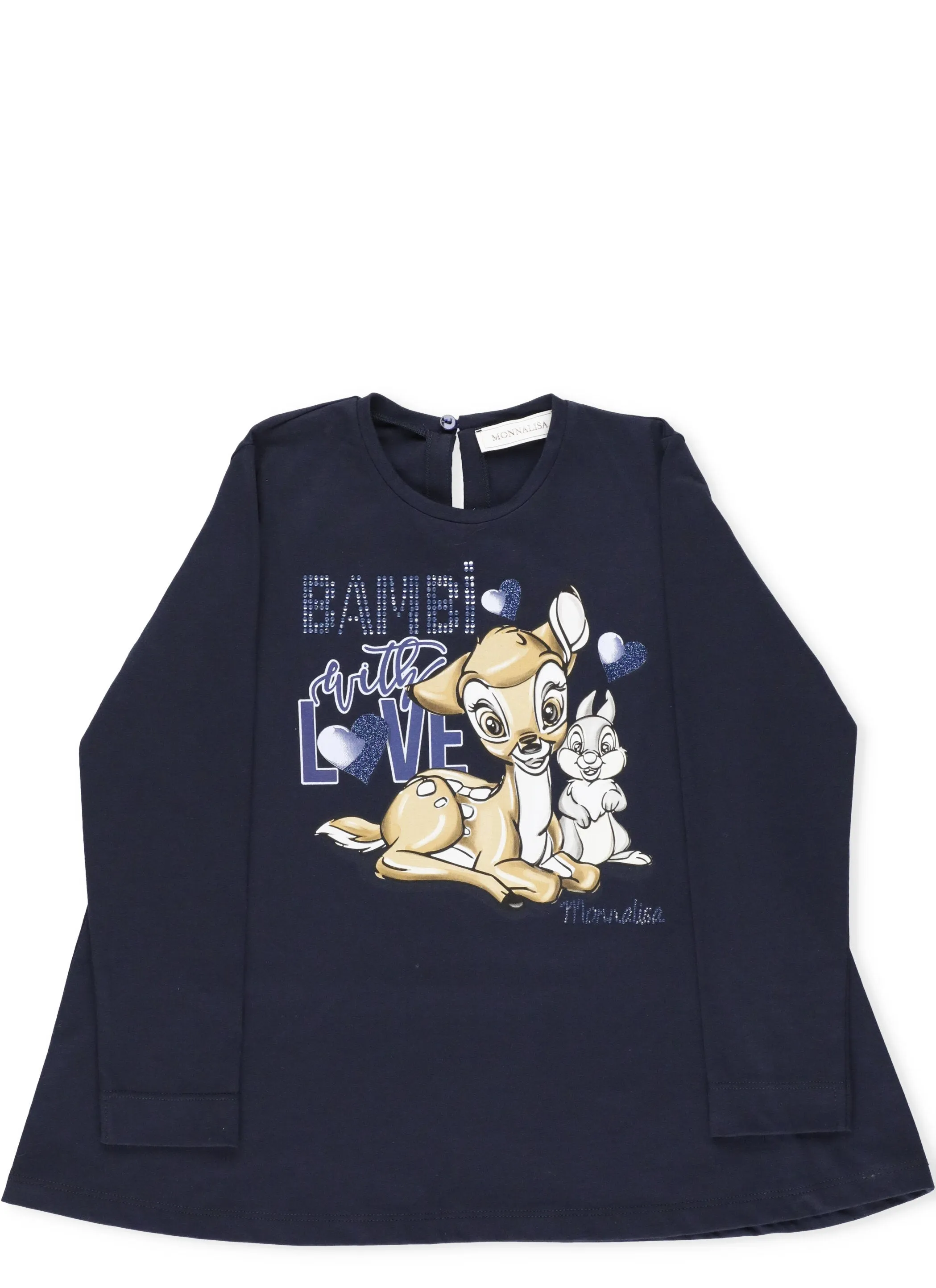 Monnalisa Bambi And Thumper Print T-Shirt