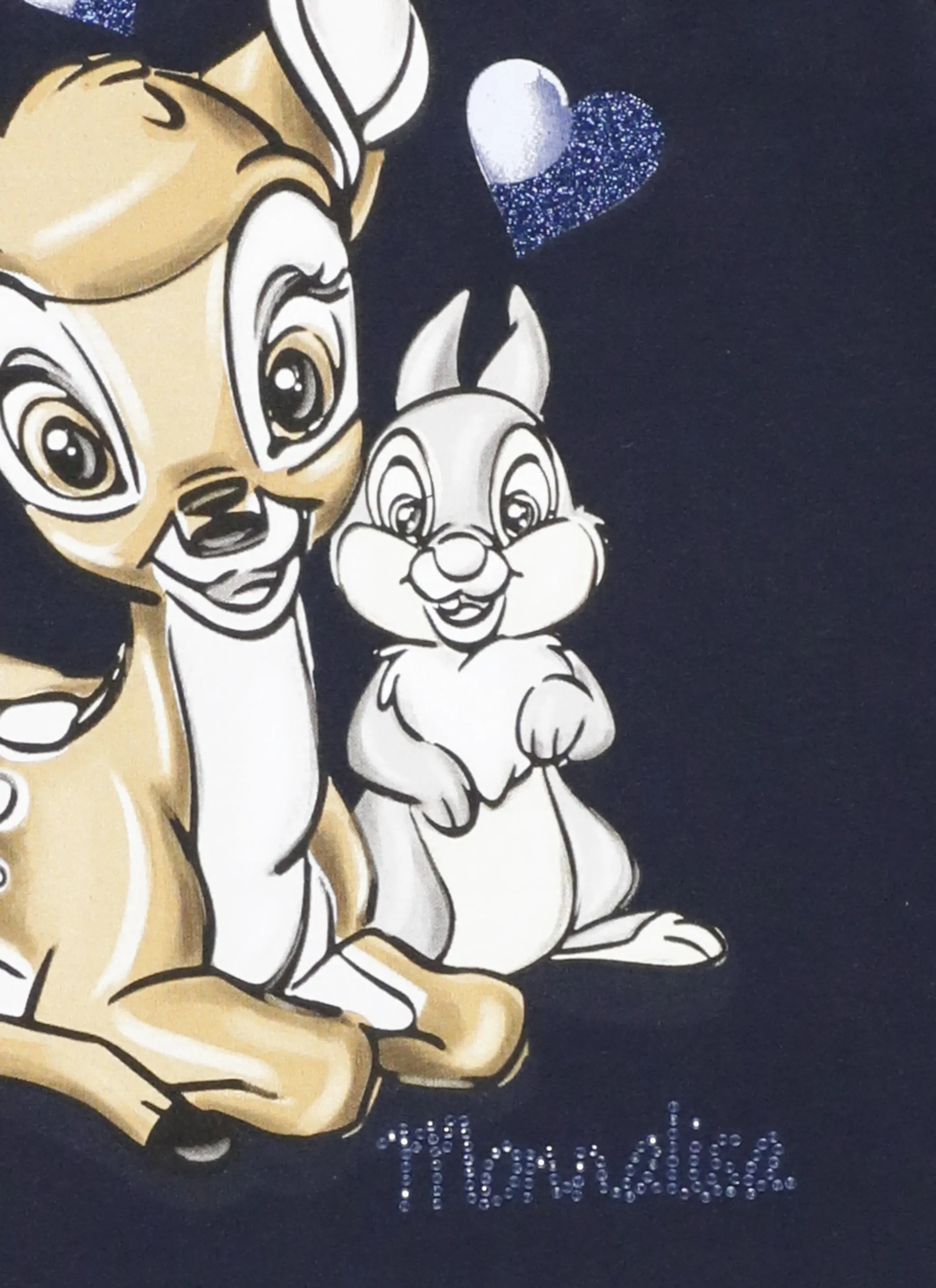 Monnalisa Bambi And Thumper Print T-Shirt