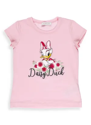 Monnalisa Daisy Duck Printed T-Shirt