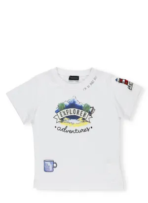 Monnalisa Explorer Print T-Shirt