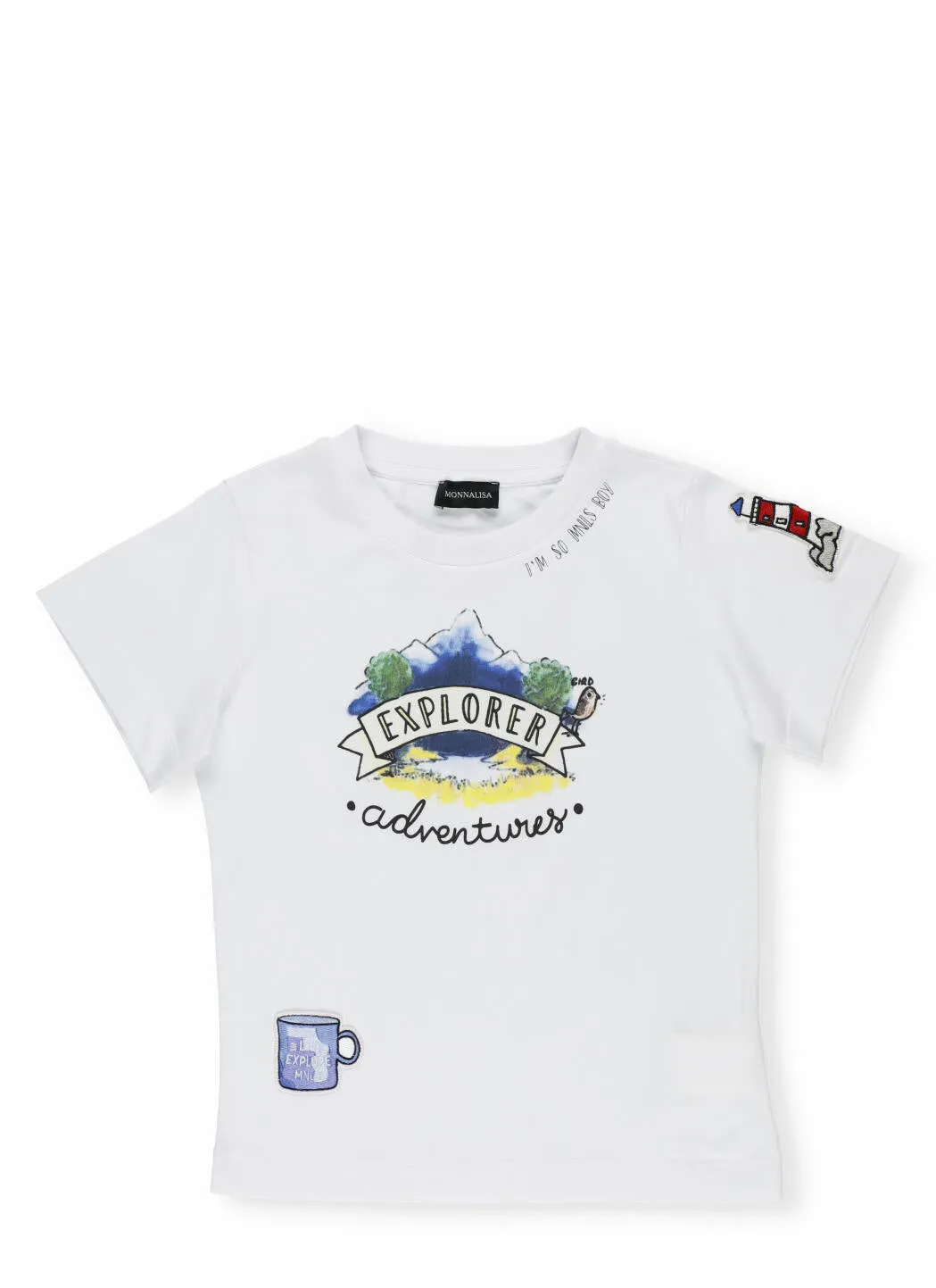 Monnalisa Explorer Print T-Shirt