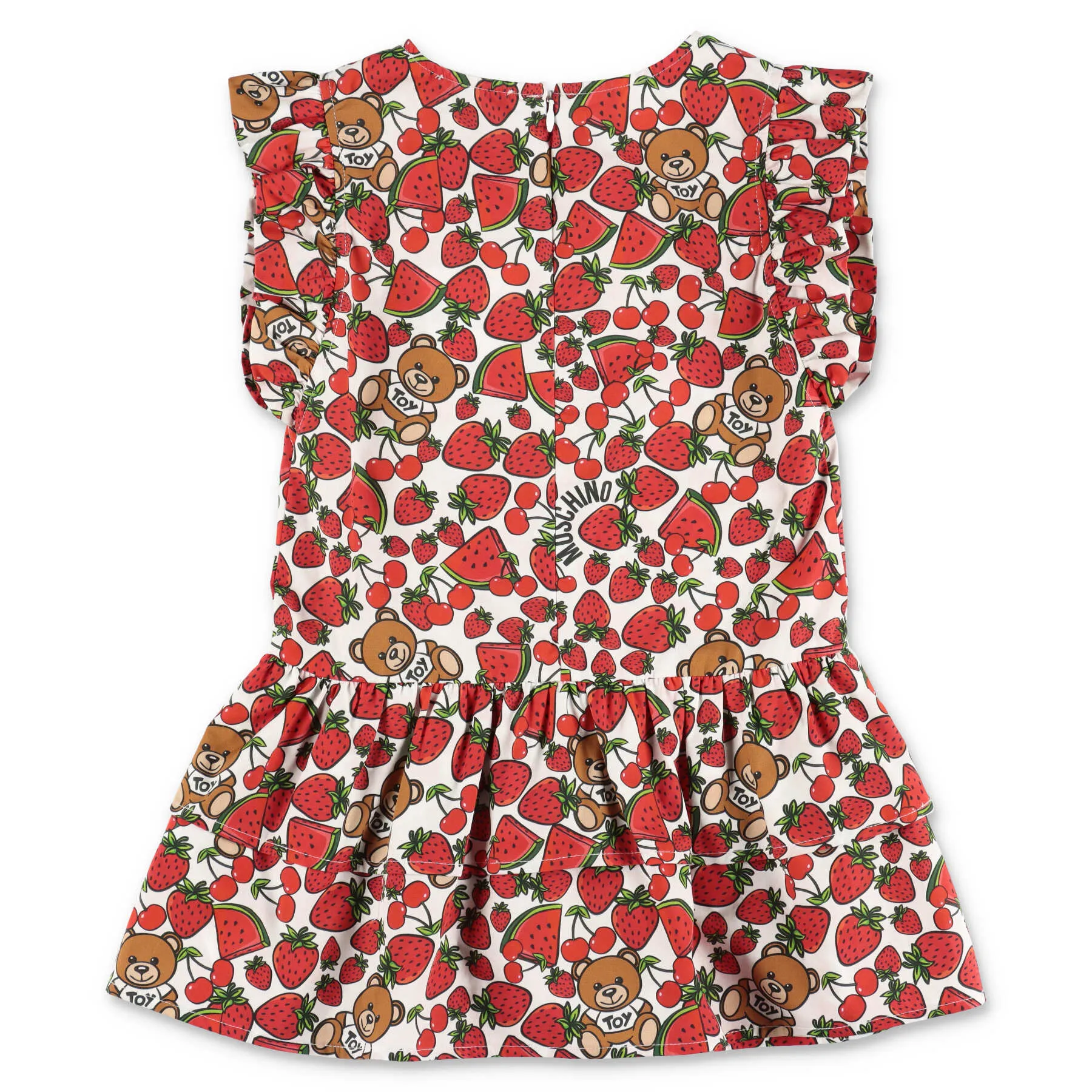 Moschino Kids Allover Printed Sleeveless Dress