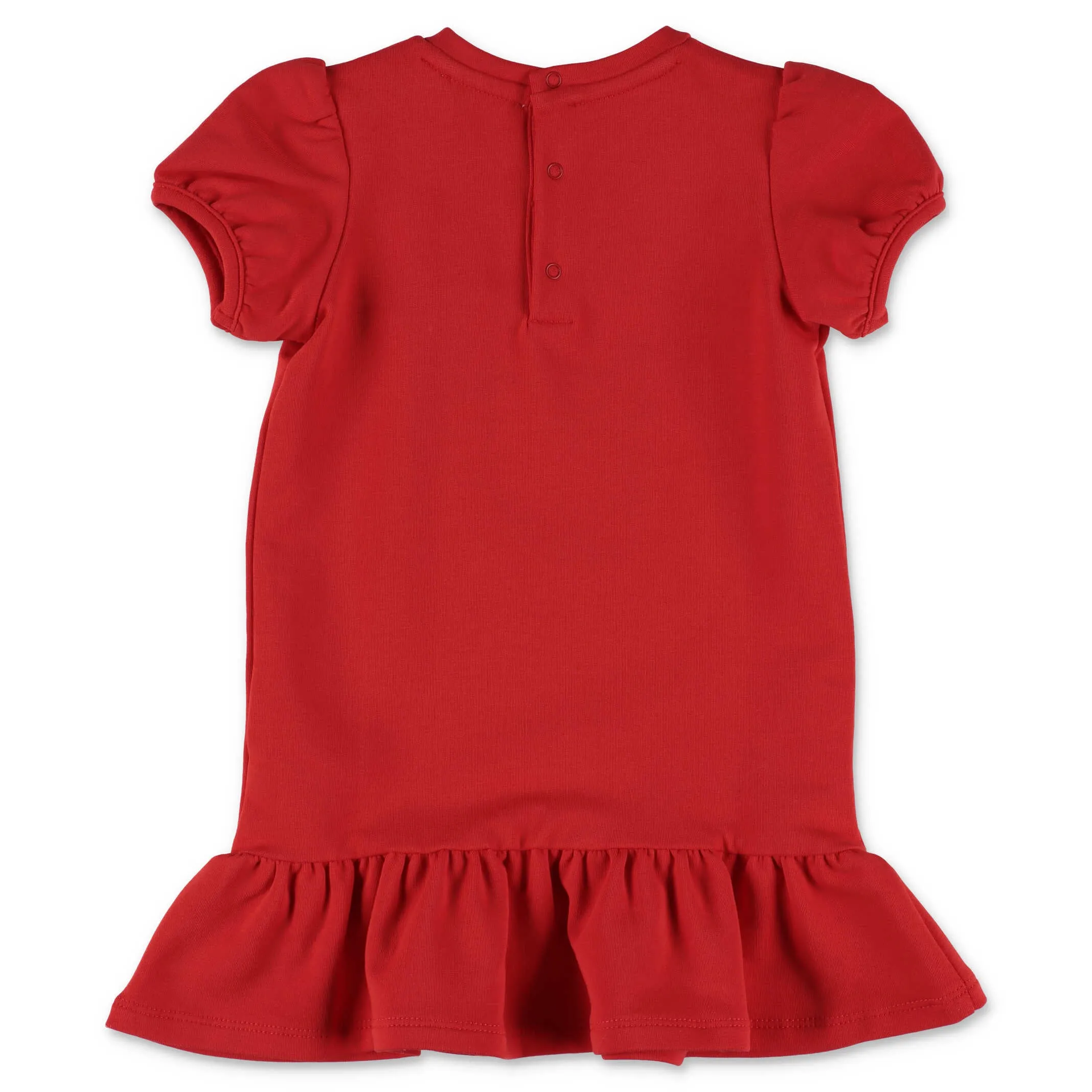 Moschino Kids Embellished Teddy Bear Logo T-Shirt Dress