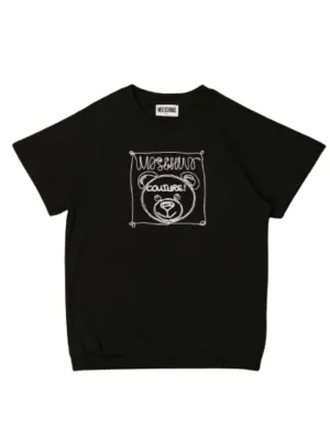 Moschino Kids Graphic Logo Embroidered T-Shirt