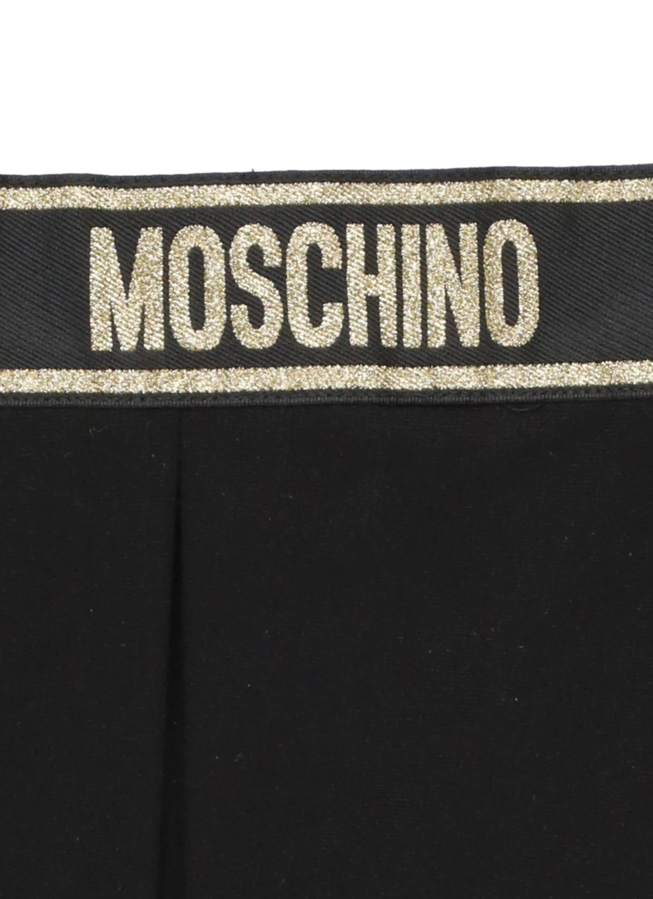 Moschino Kids Logo Band Pleated Skirt