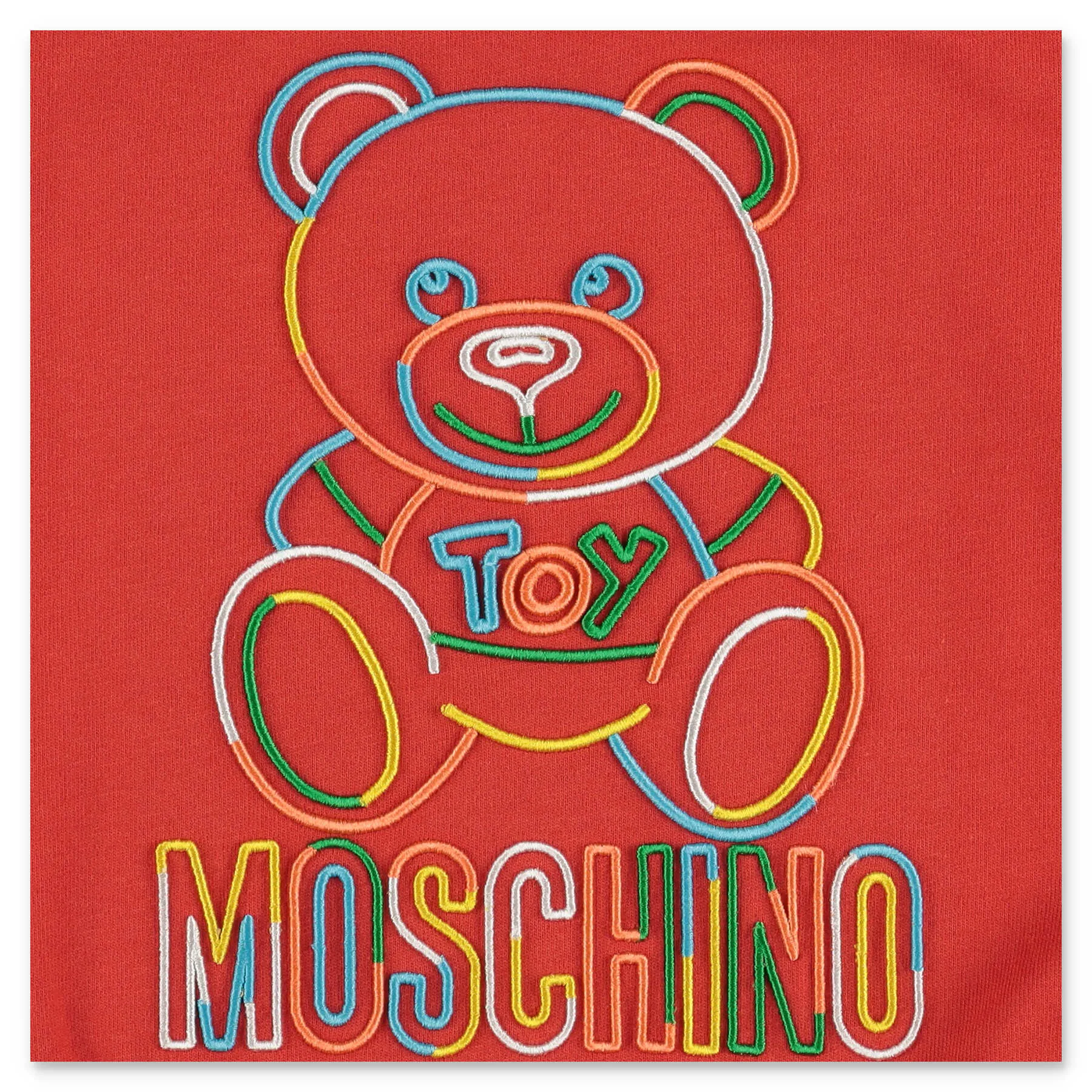 Moschino Kids Logo Embroidered Crewneck Sweatshirt