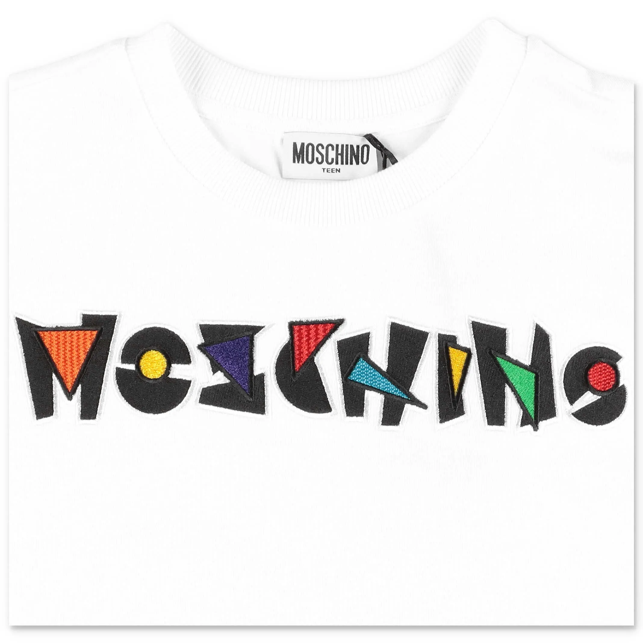 Moschino Kids Logo Embroidered T-Shirt