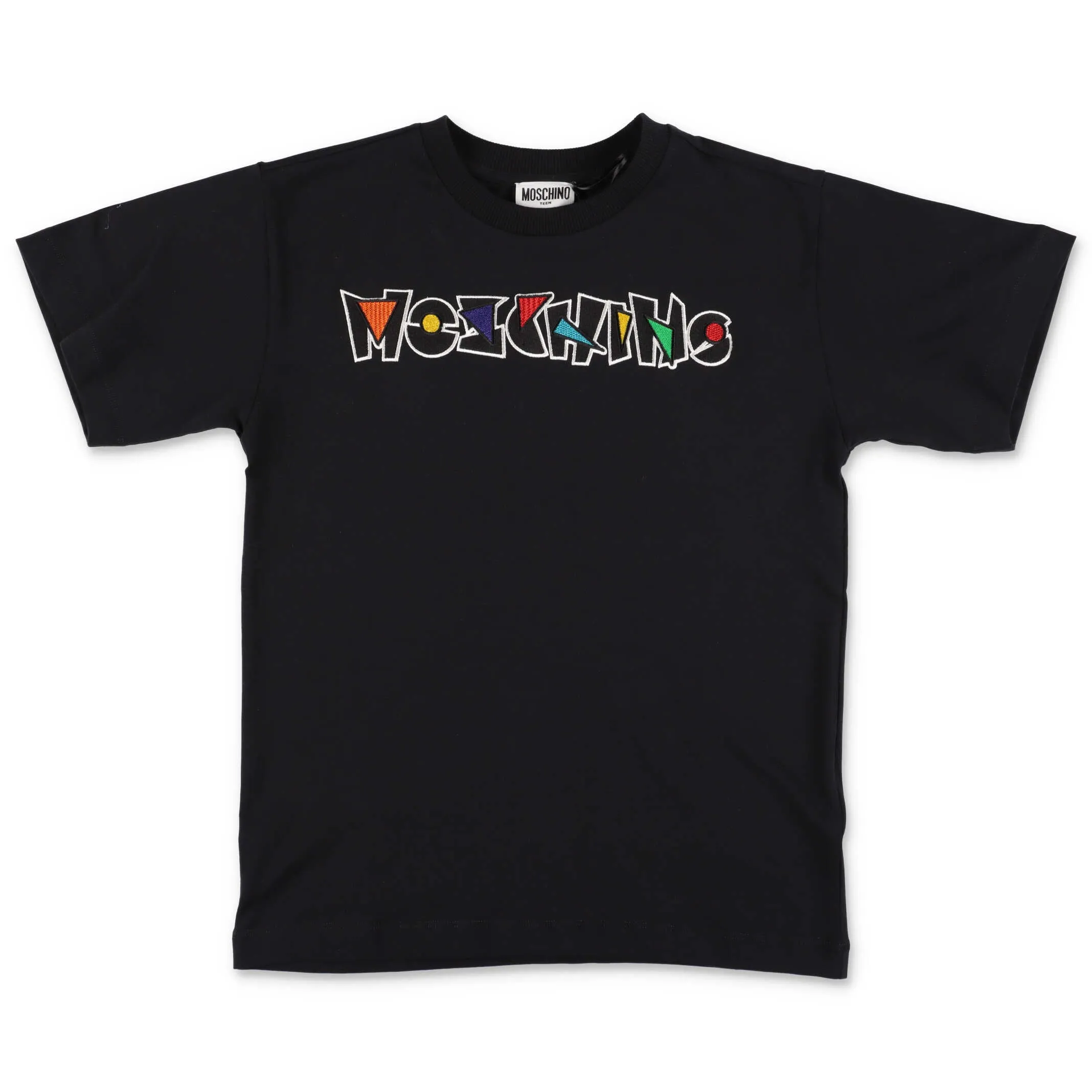 Moschino Kids Logo Embroidered T-Shirt
