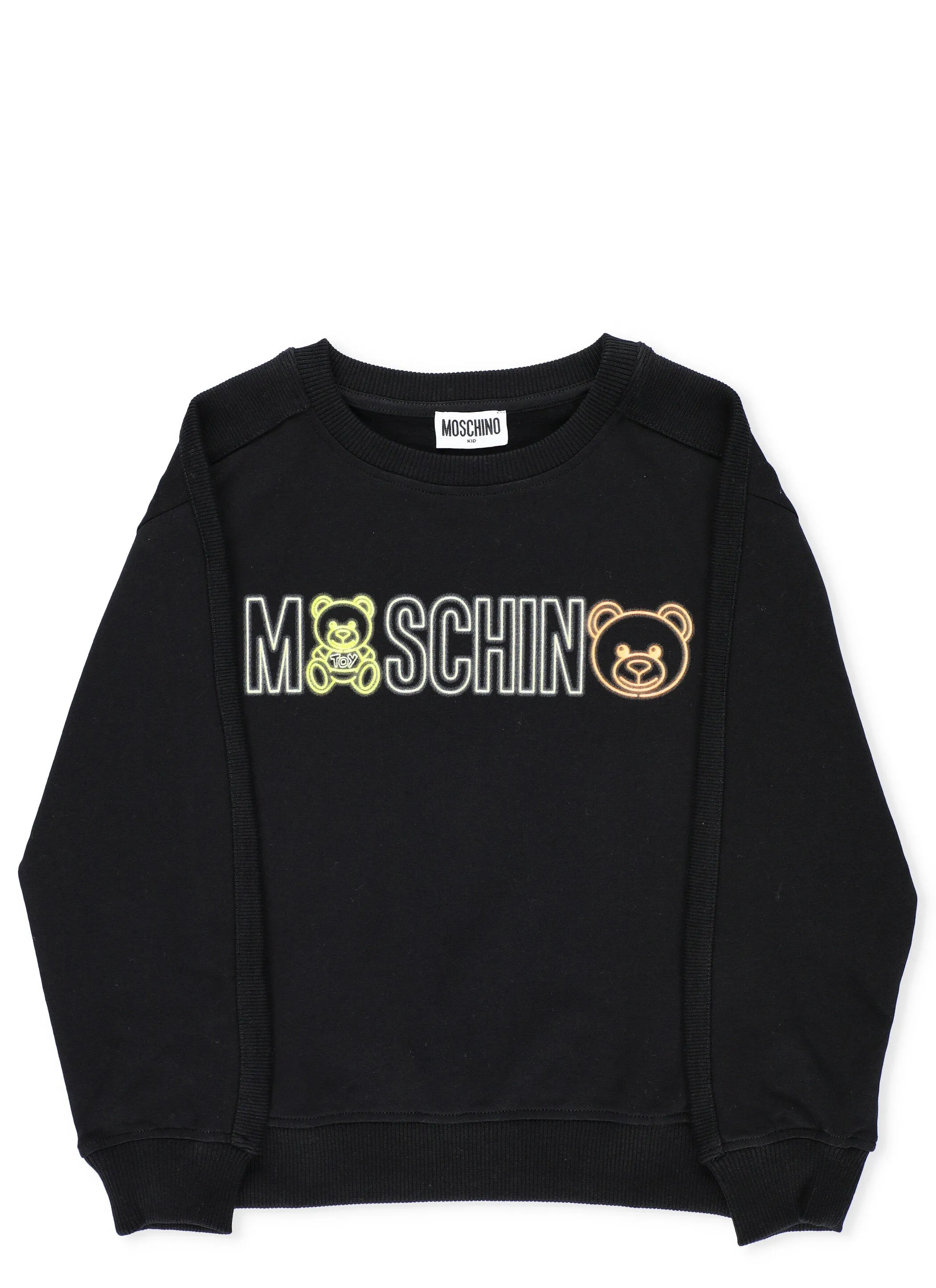 Moschino Kids Logo Print Crewneck Sweatshirt
