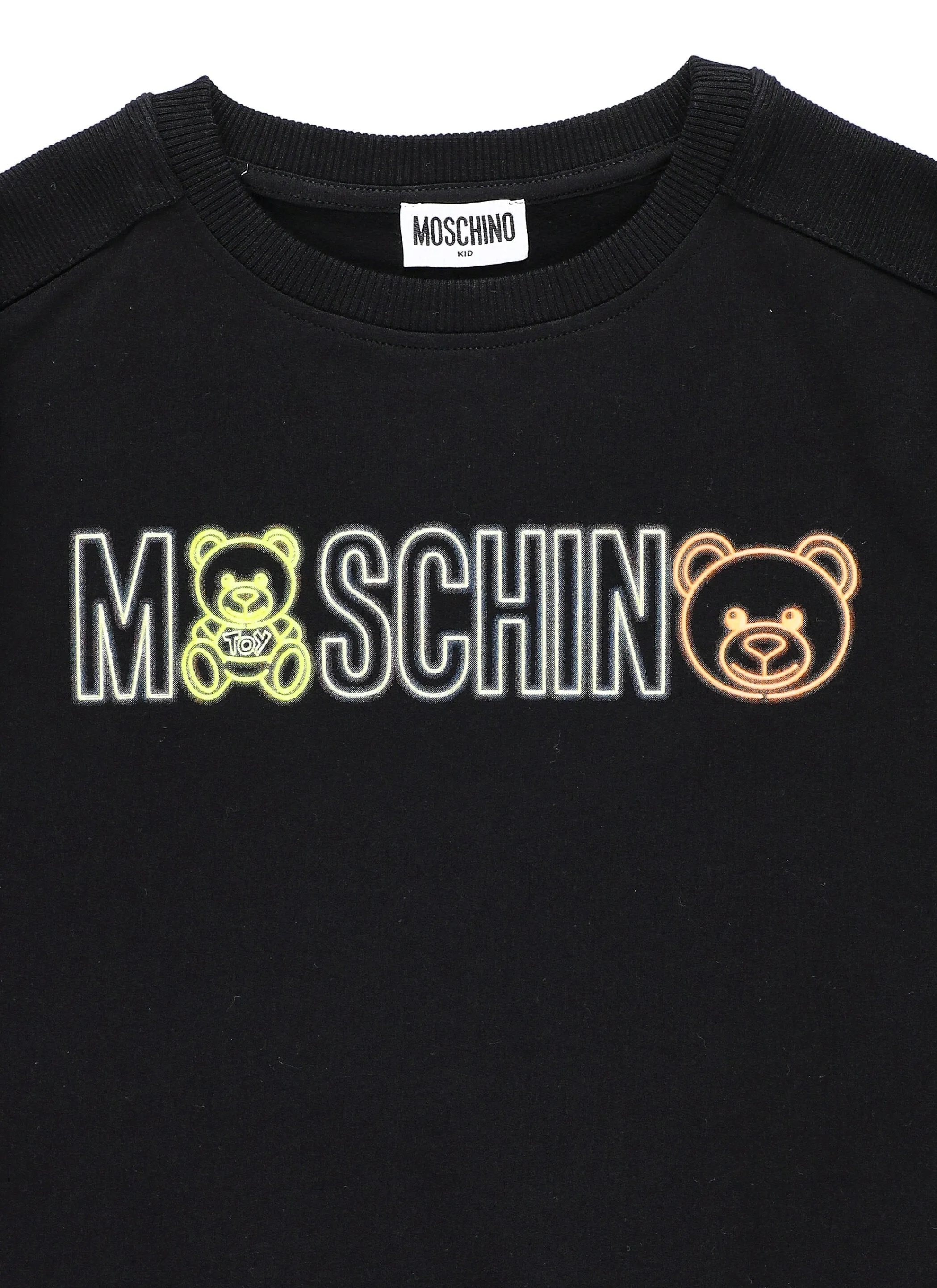 Moschino Kids Logo Print Crewneck Sweatshirt