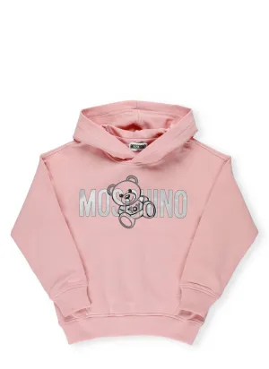 Moschino Kids Logo Print Hoodie