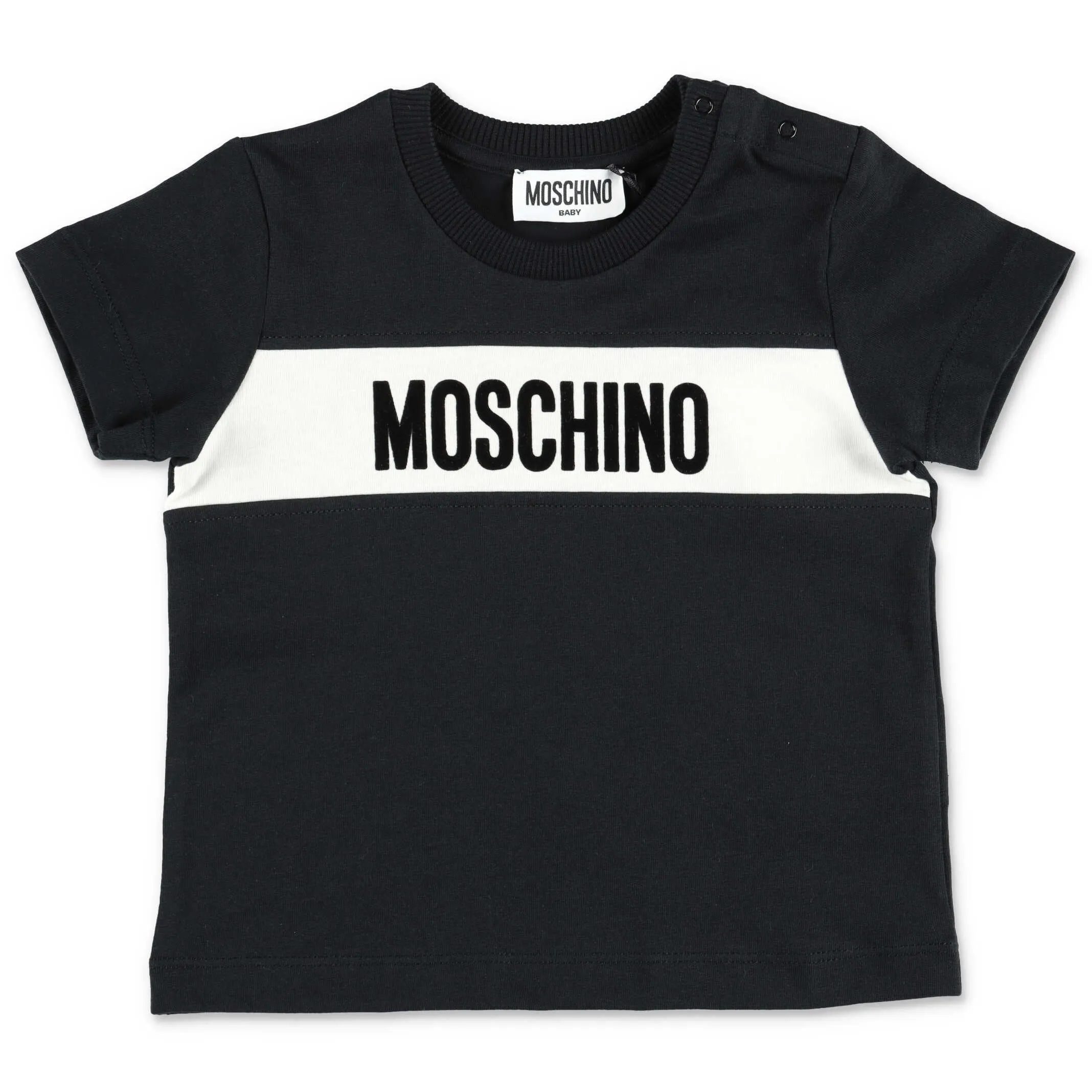 Moschino Kids Logo Printed Crewneck T-Shirt