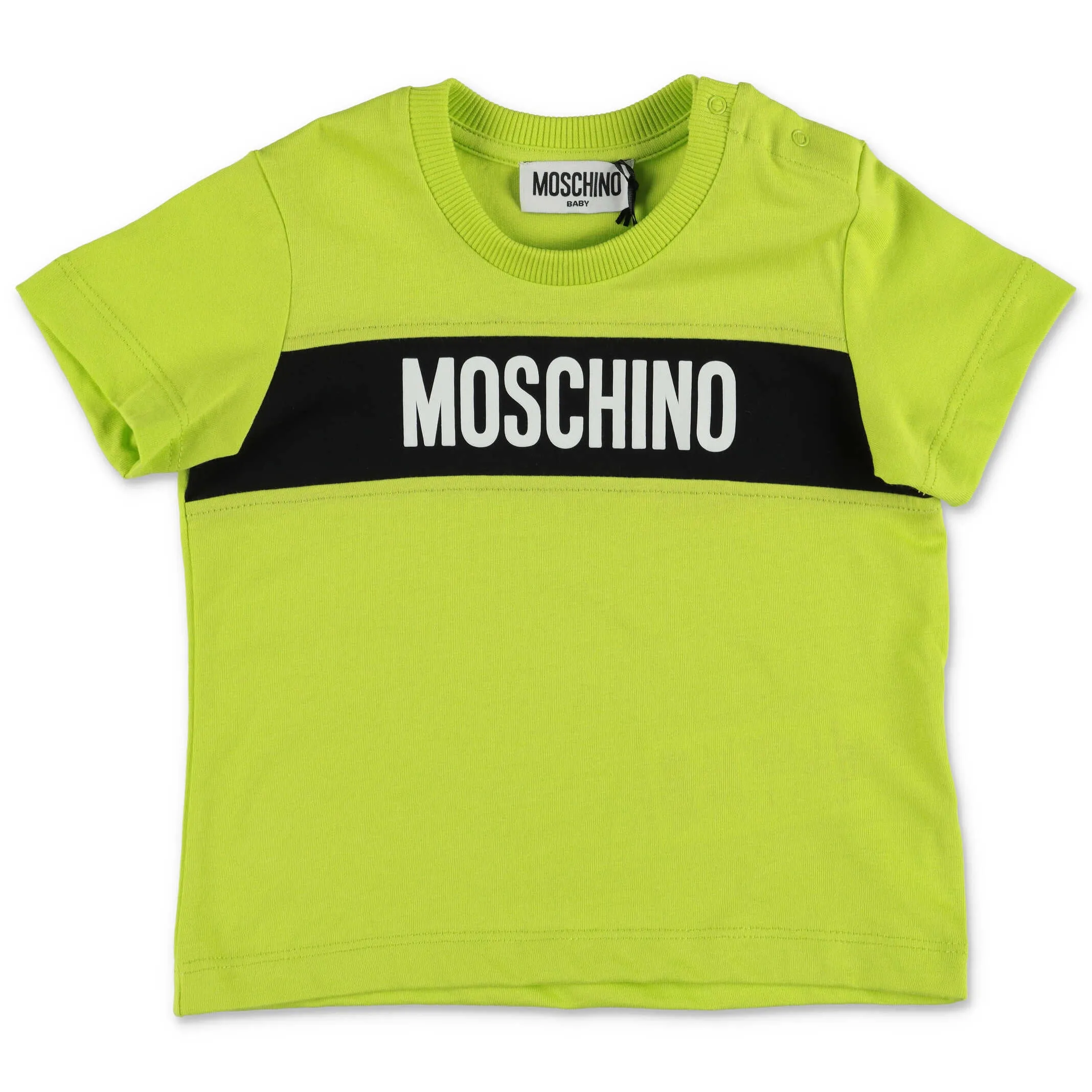 Moschino Kids Logo Printed Crewneck T-Shirt