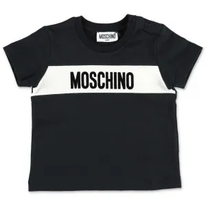 Moschino Kids Logo Printed Crewneck T-Shirt