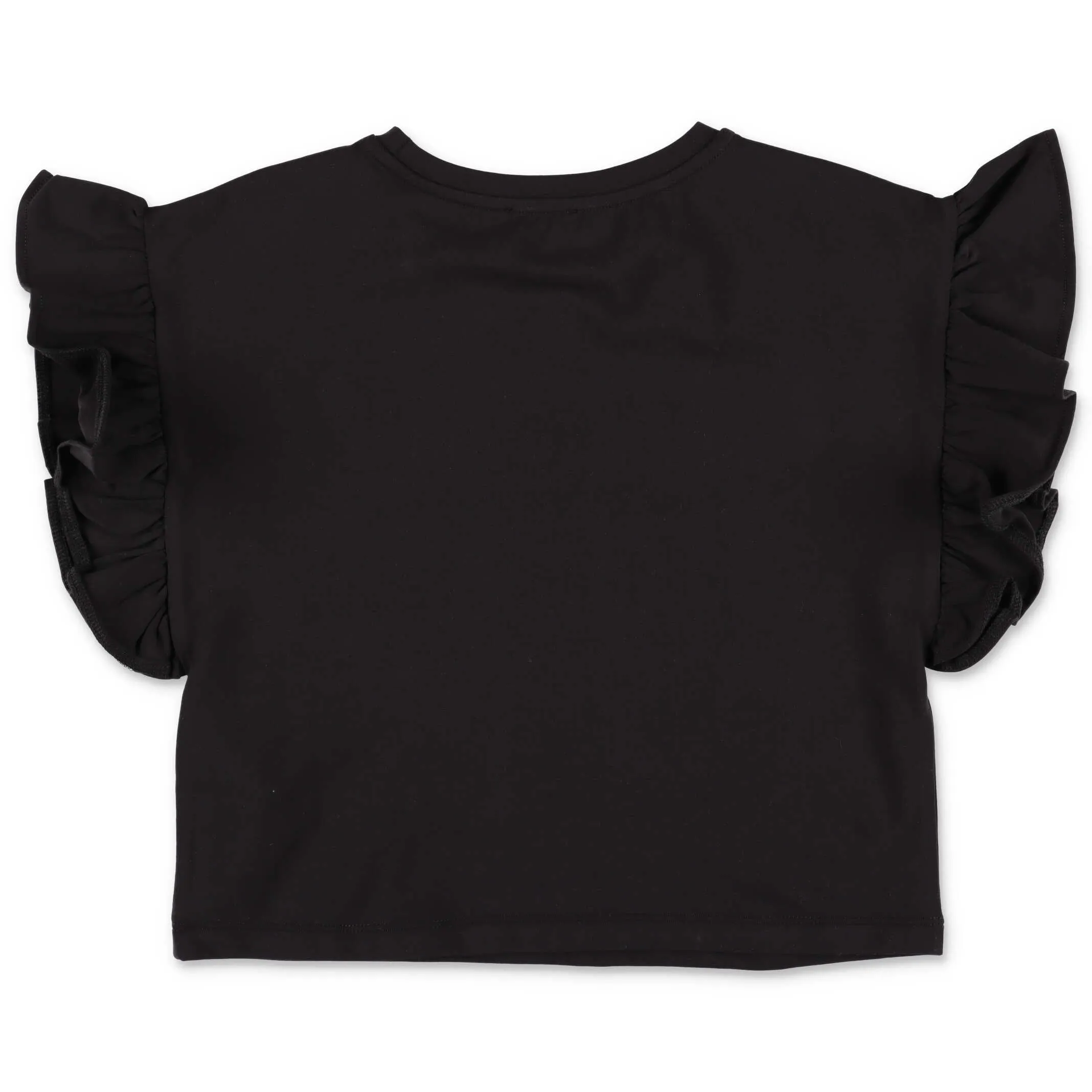 Moschino Kids Ruffled Sleeve T-Shirt