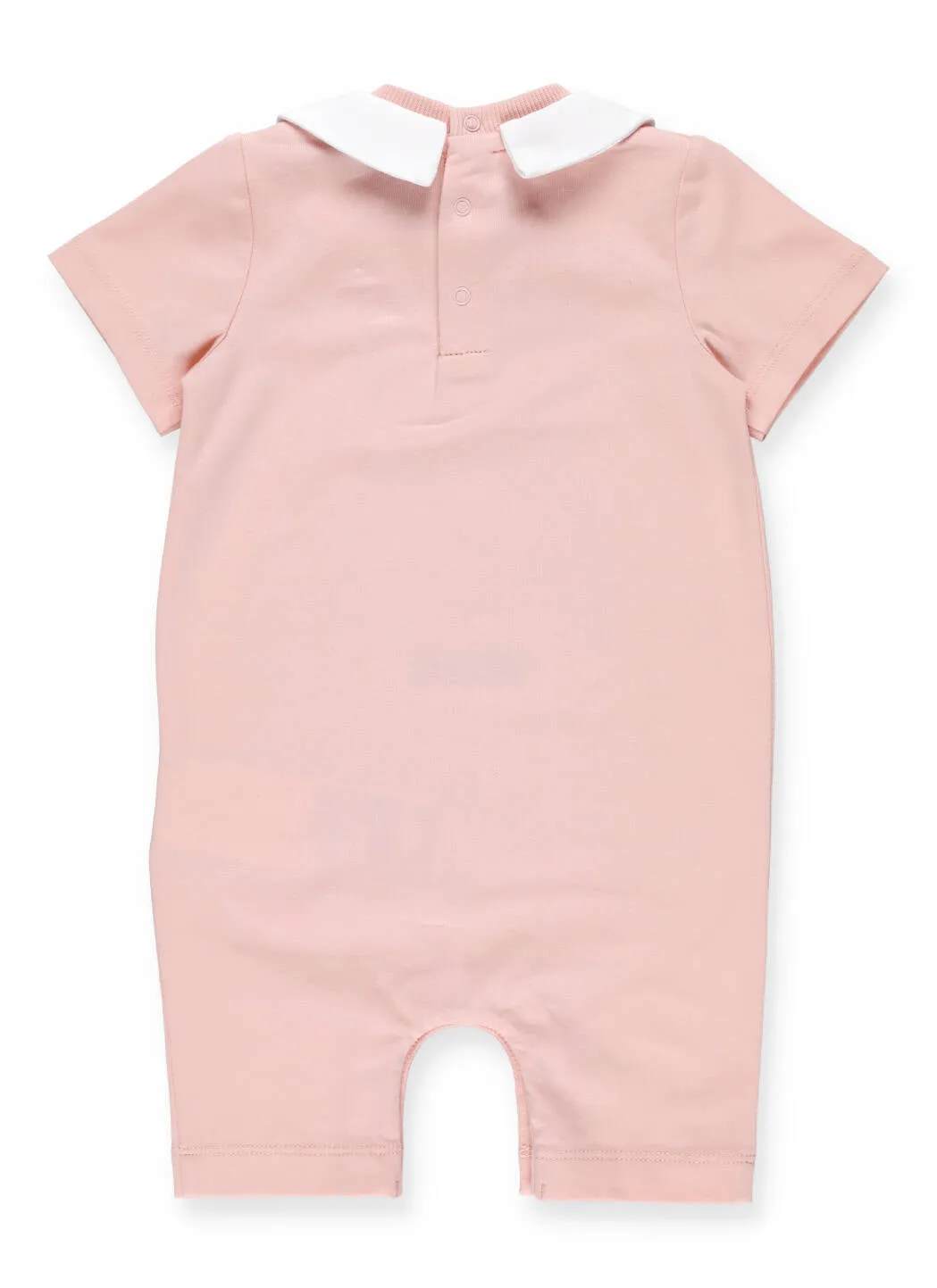 Moschino Kids Teddy Bear Embroidered Romper