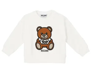 Moschino Kids Teddy Bear Embroidered Sweatshirt