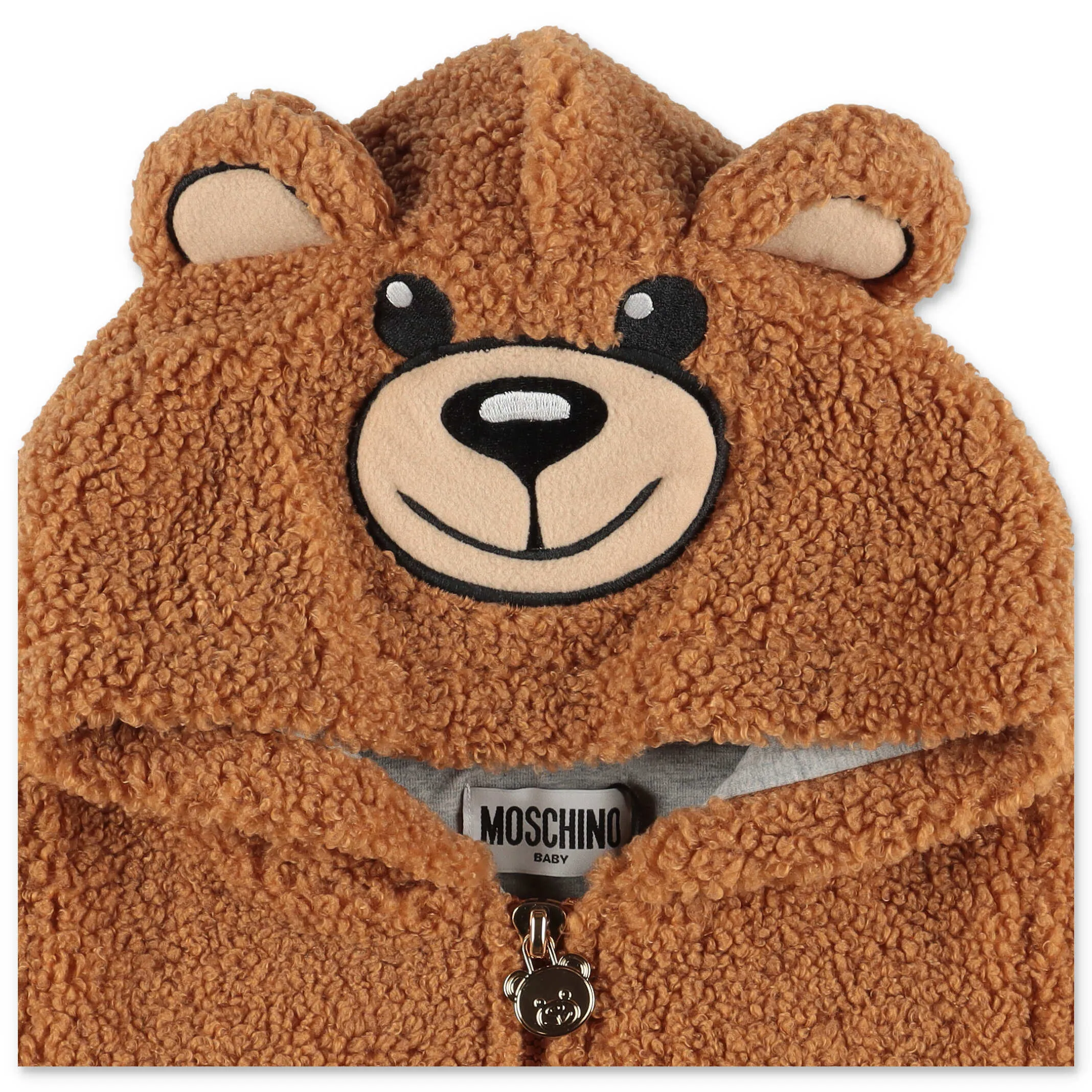 Moschino Kids Teddy Bear Hooded Jacket