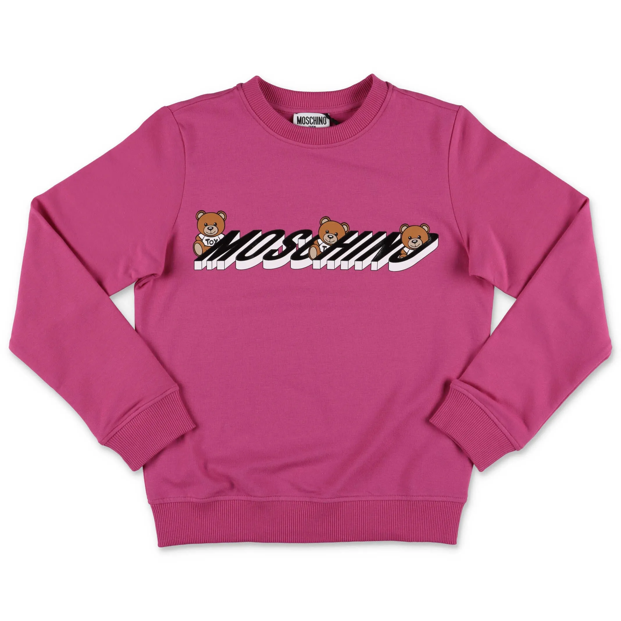 Moschino Kids Teddy Bear Logo Print Sweatshirt