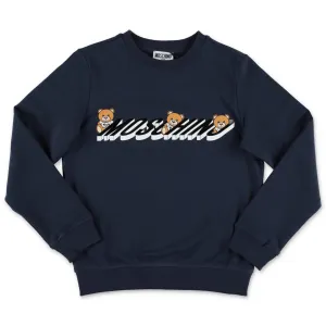 Moschino Kids Teddy Bear Logo Print Sweatshirt