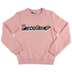 Moschino Kids Teddy Bear Logo Print Sweatshirt