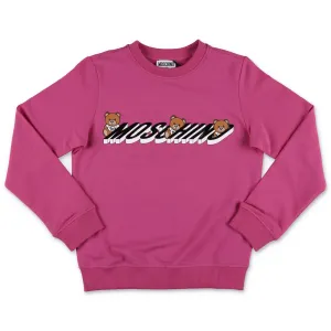 Moschino Kids Teddy Bear Logo Print Sweatshirt