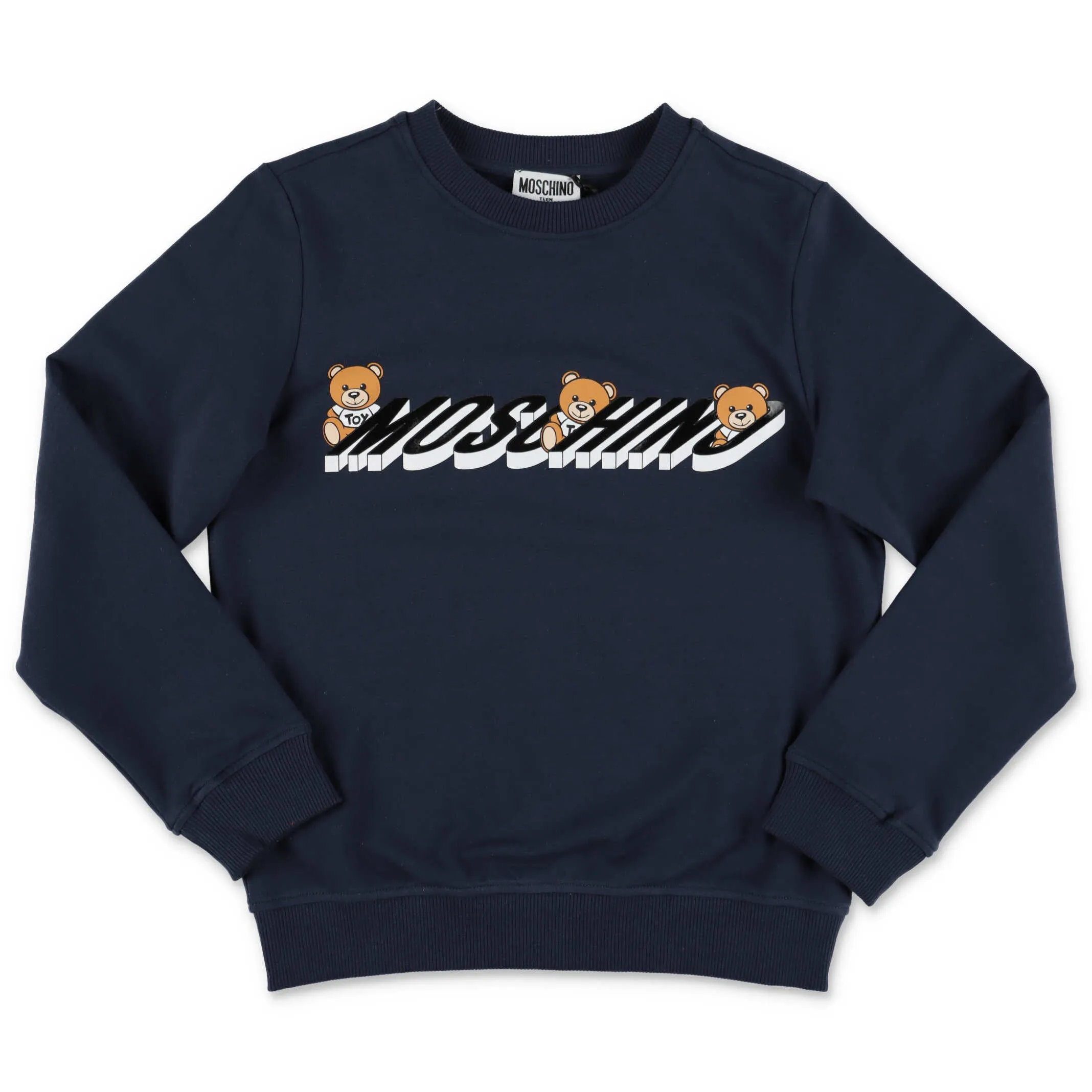 Moschino Kids Teddy Bear Logo Print Sweatshirt