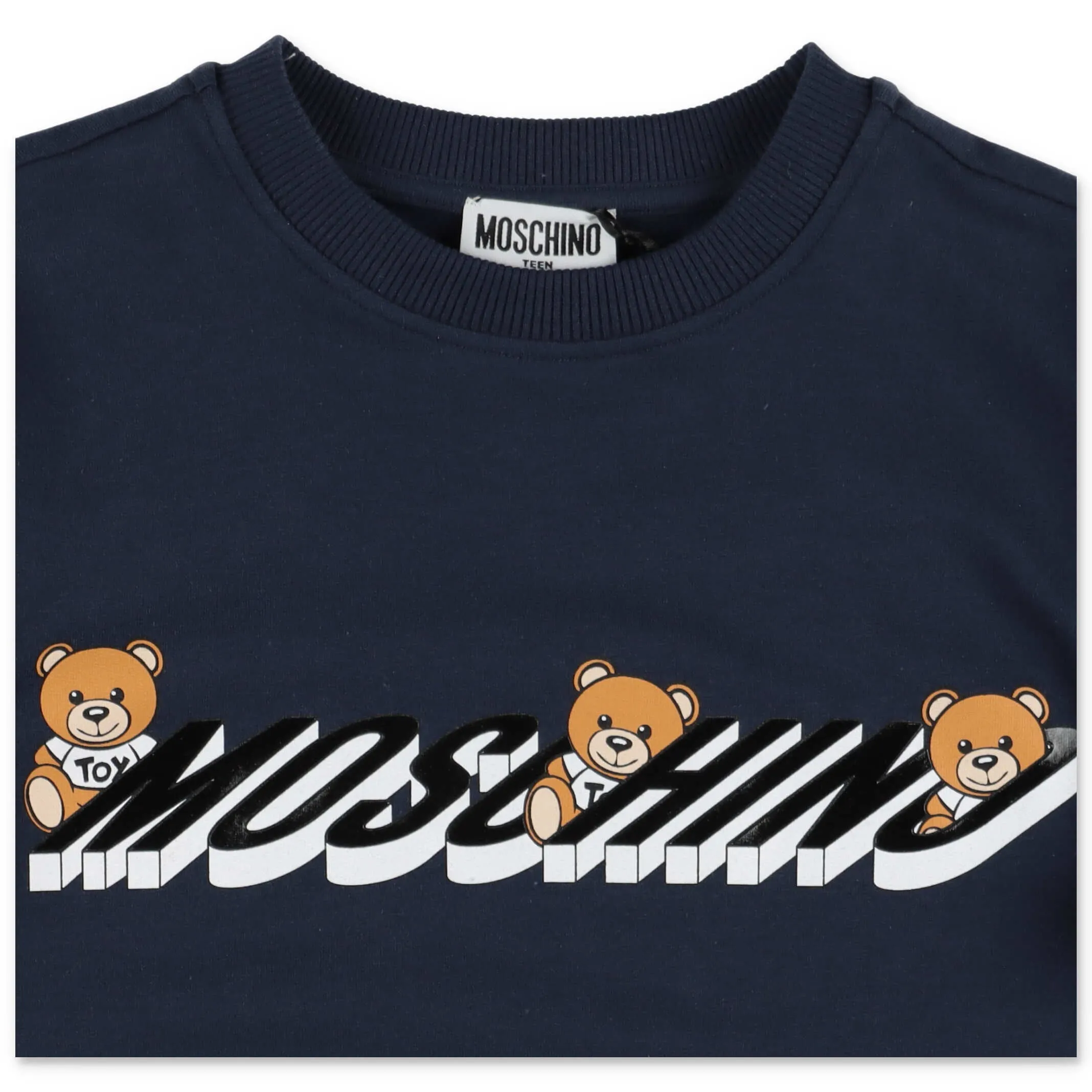 Moschino Kids Teddy Bear Logo Print Sweatshirt