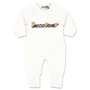 Moschino Kids Teddy Bear Logo Printed Onesie