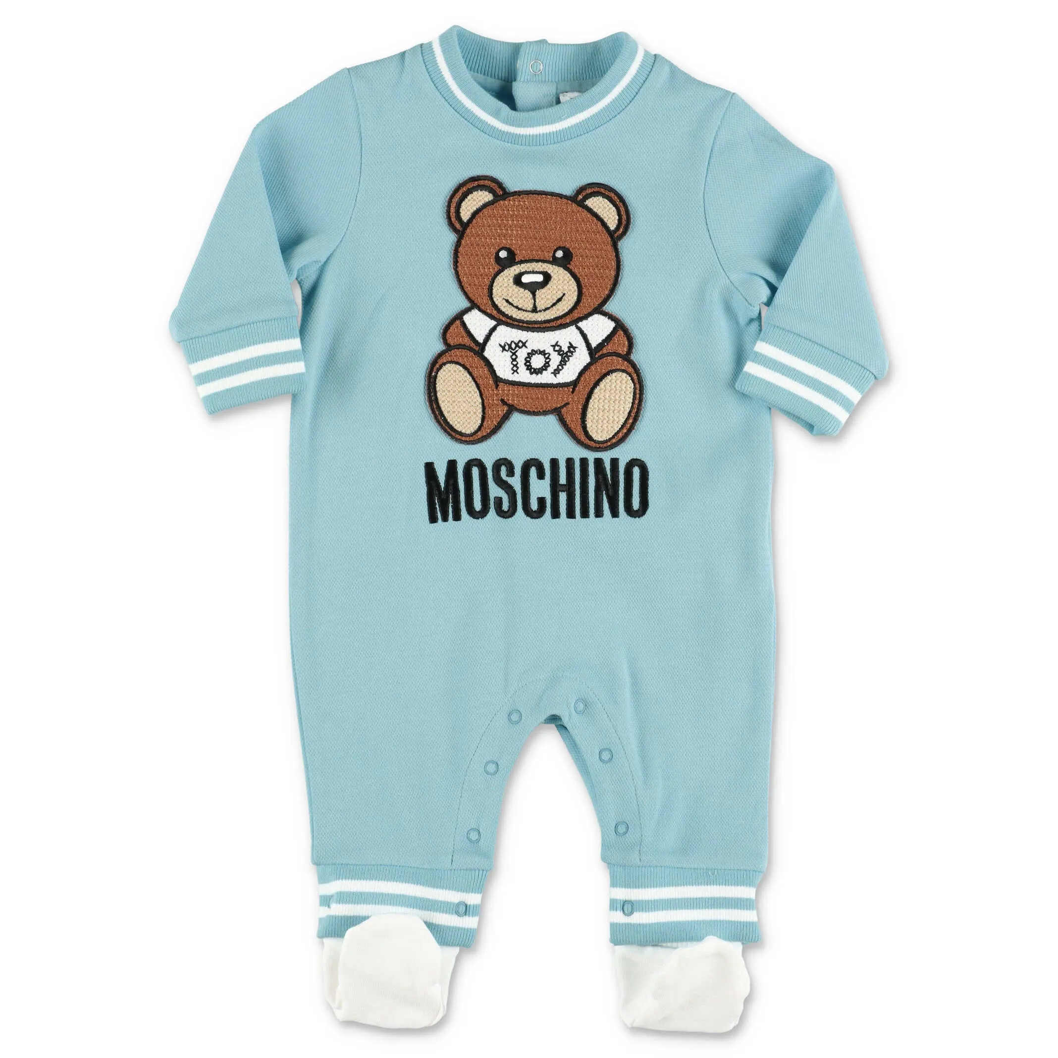 Moschino Kids Teddy Bear Motif Jumpsuit