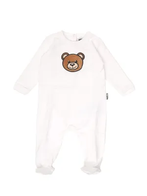 Moschino Kids Teddy Bear Patch Onesie