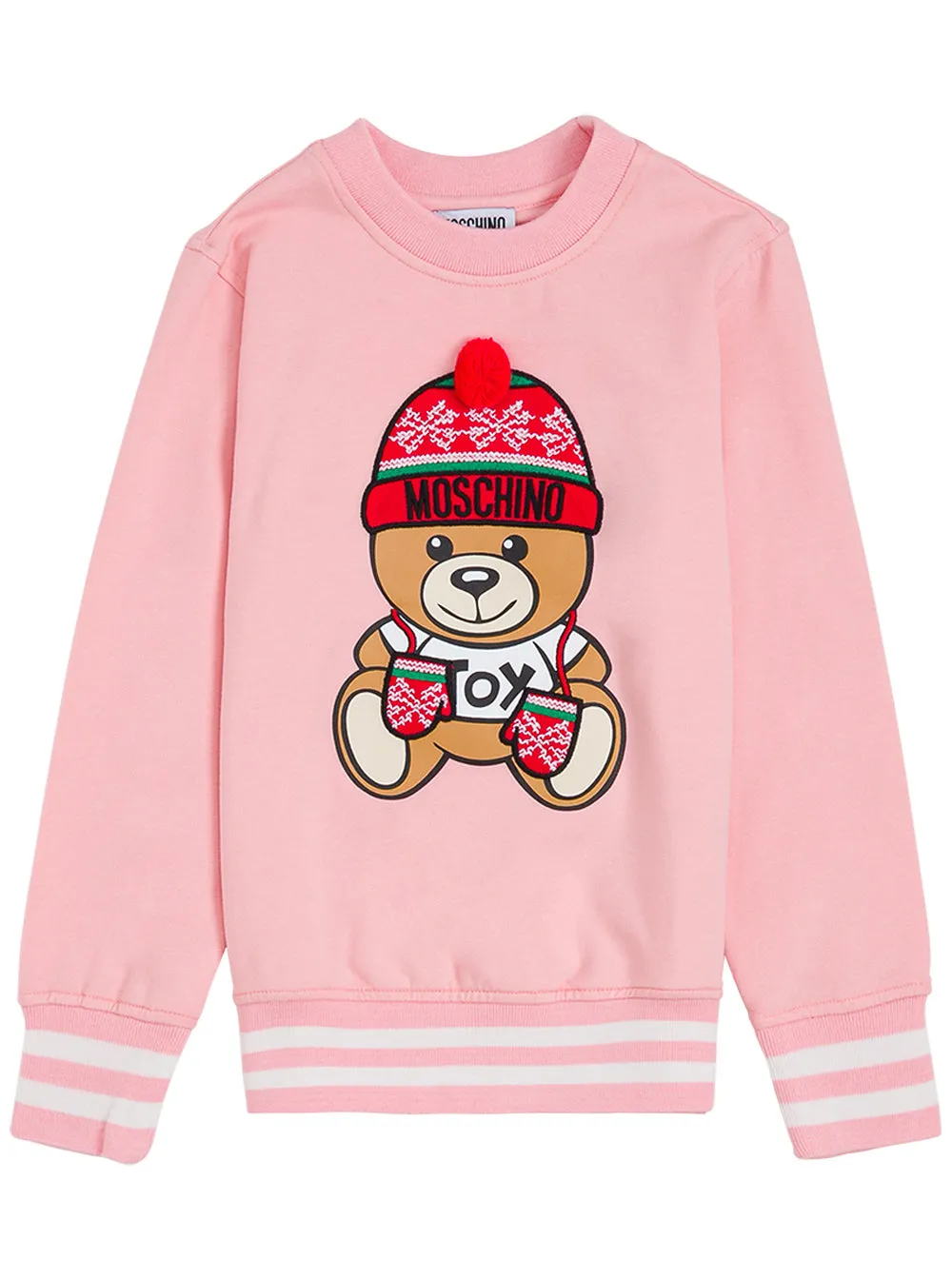 Moschino Kids Teddy Bear Print Crewneck Sweatshirt
