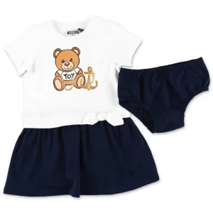 Moschino Kids Teddy Bear Printed Dress