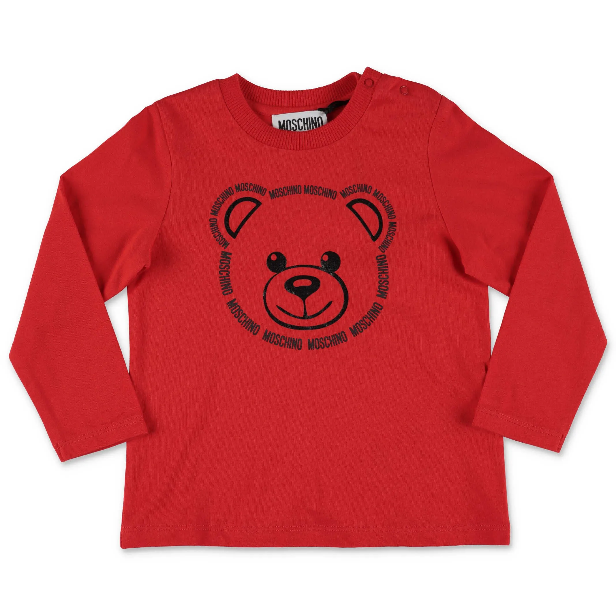 Moschino Kids Teddy Bear Printed Long Sleeve T-Shirt