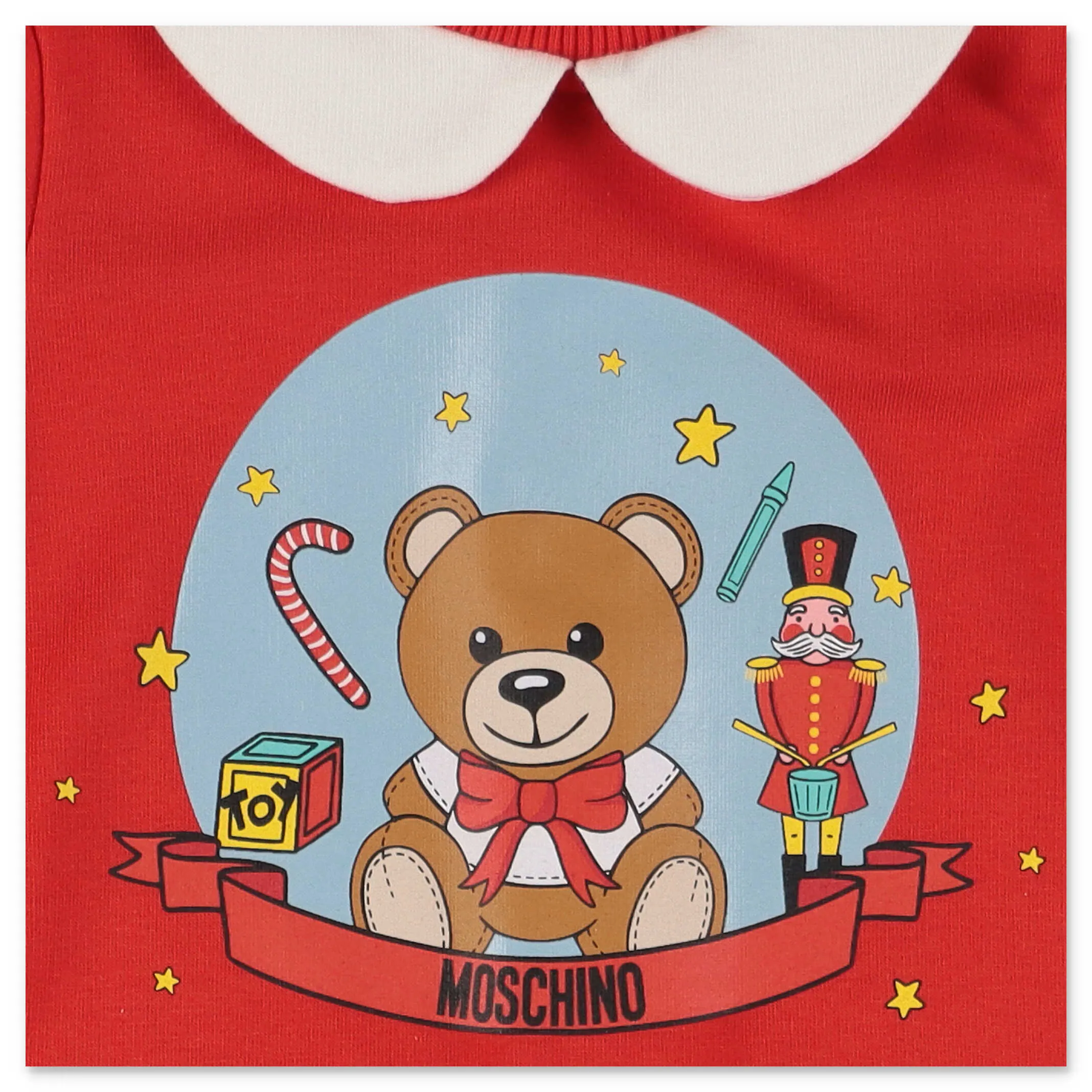 Moschino Kids Teddy Bear Printed Onesie