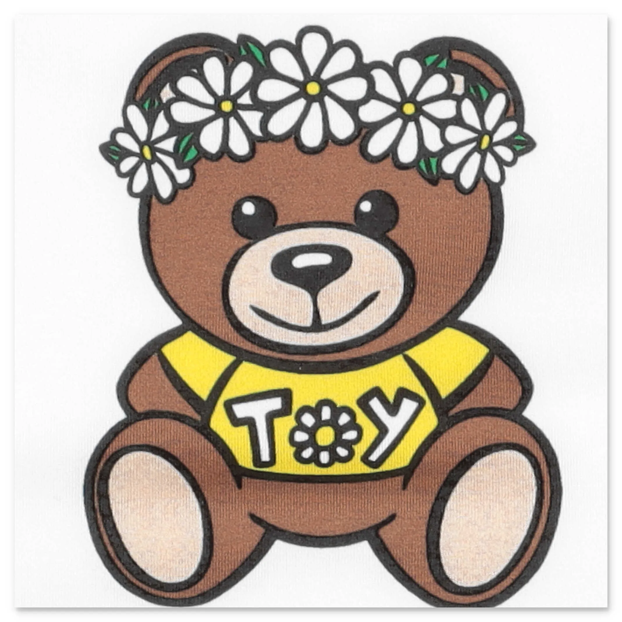 Moschino Kids Teddy Bear Printed Ruffled Swimsuit