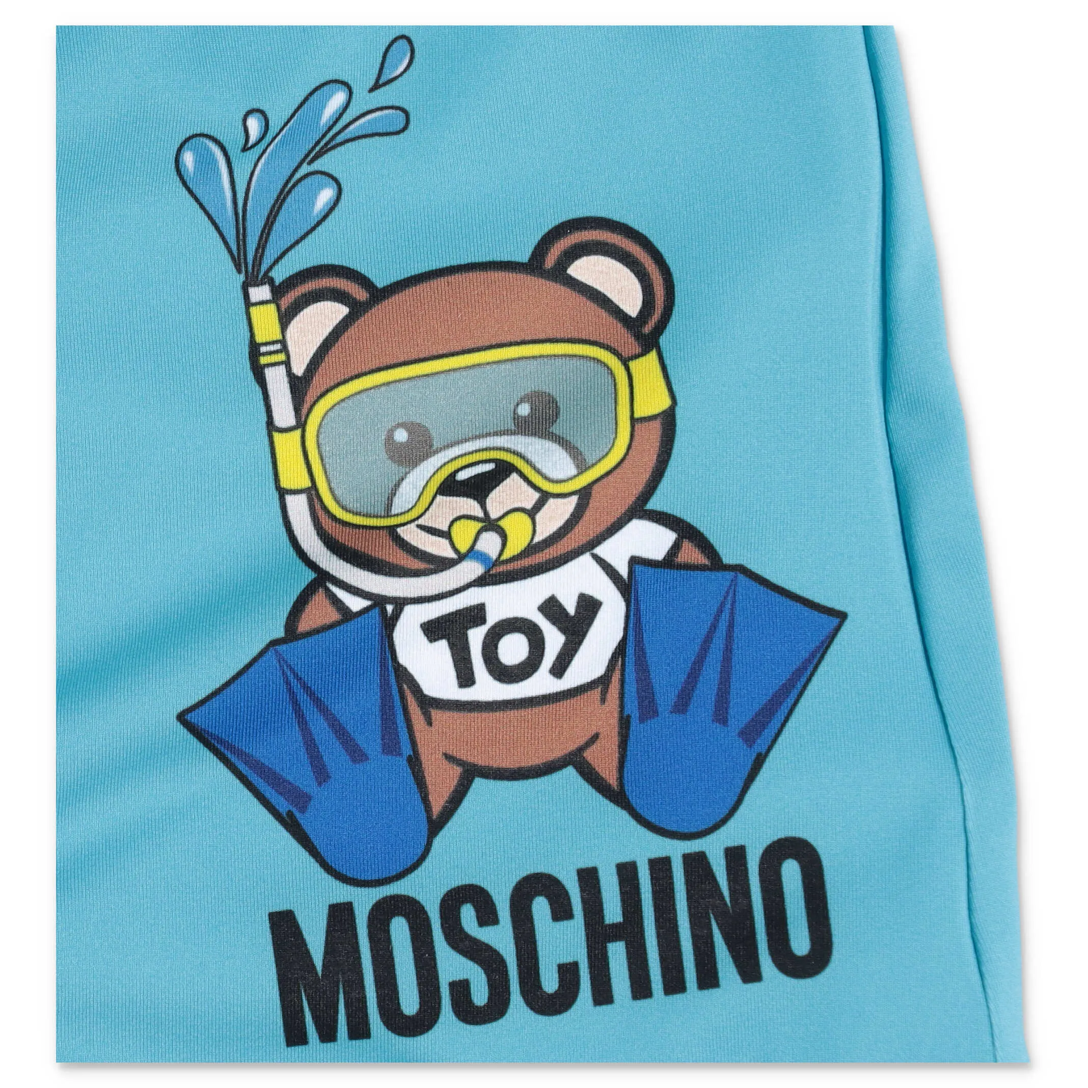 Moschino Kids Teddy Bear Printed Swim Shorts