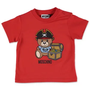 Moschino Kids Teddy Bear Printed T-Shirt