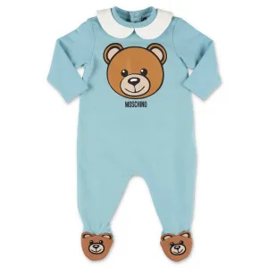 Moschino Kids Teddy Detailed Baby Onesie