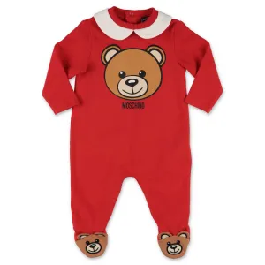 Moschino Kids Teddy Detailed Baby Onesie