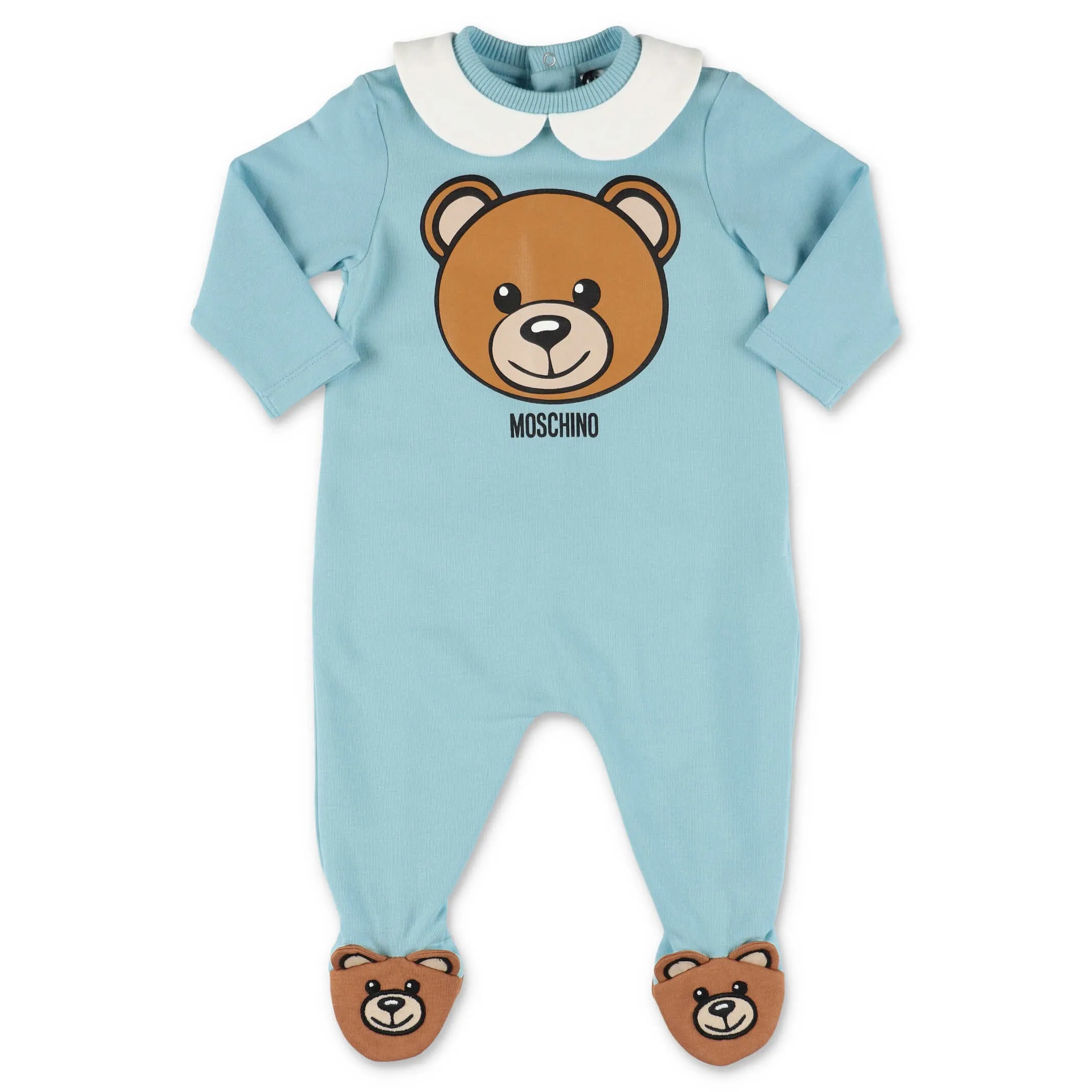 Moschino Kids Teddy Detailed Baby Onesie
