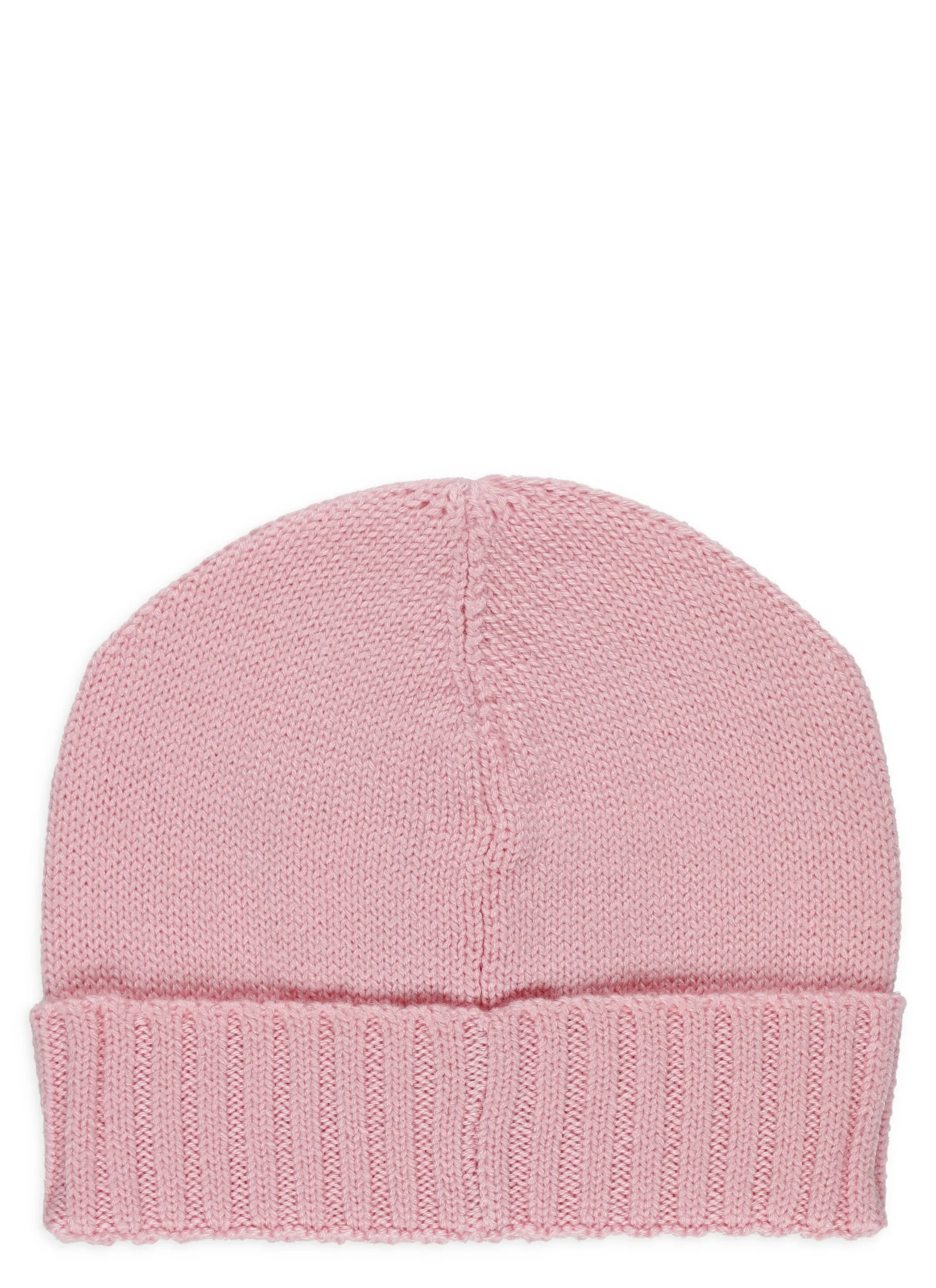 Moschino Kids Teddy Logo Embroidered Beanie