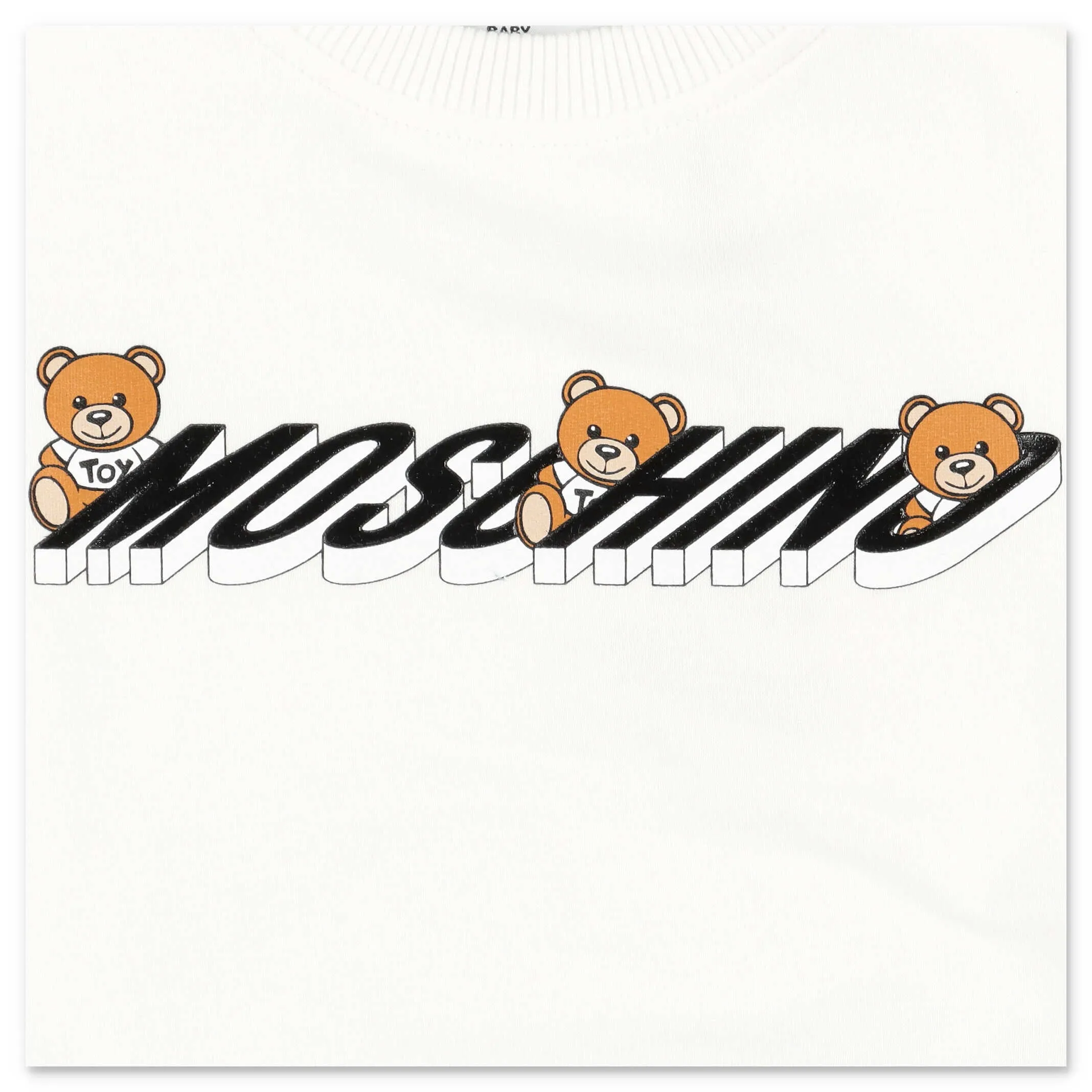 Moschino Kids Teddy Logo Printed Sweatshirt