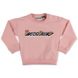 Moschino Kids Teddy Logo Printed Sweatshirt