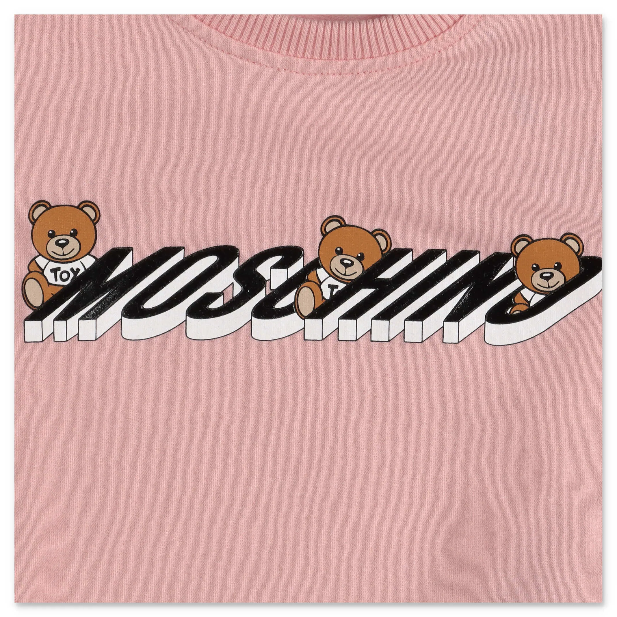 Moschino Kids Teddy Logo Printed Sweatshirt