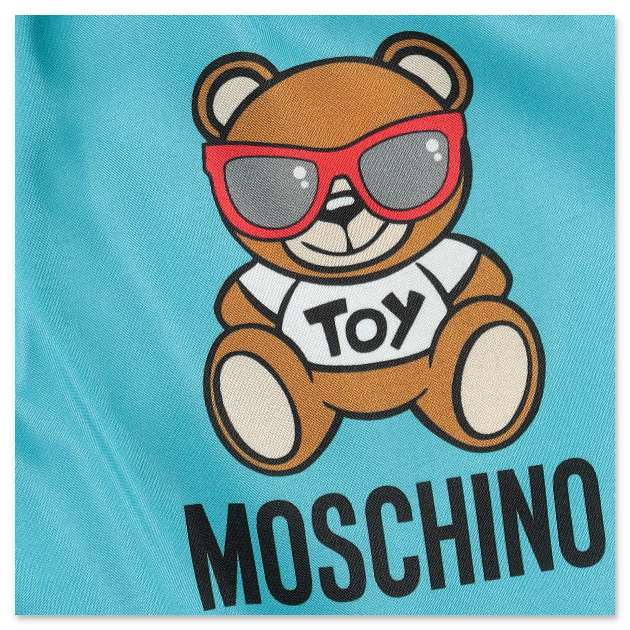 Moschino Kids Teddy Logo Printed Swim Shorts