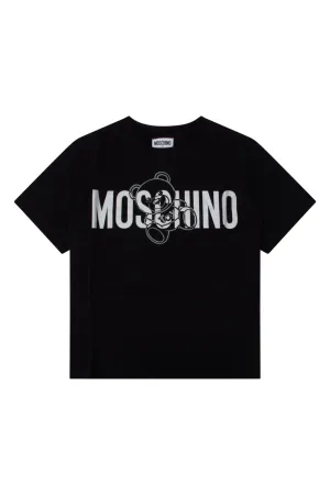 Moschino Kids Teddy Logo Printed T-Shirt