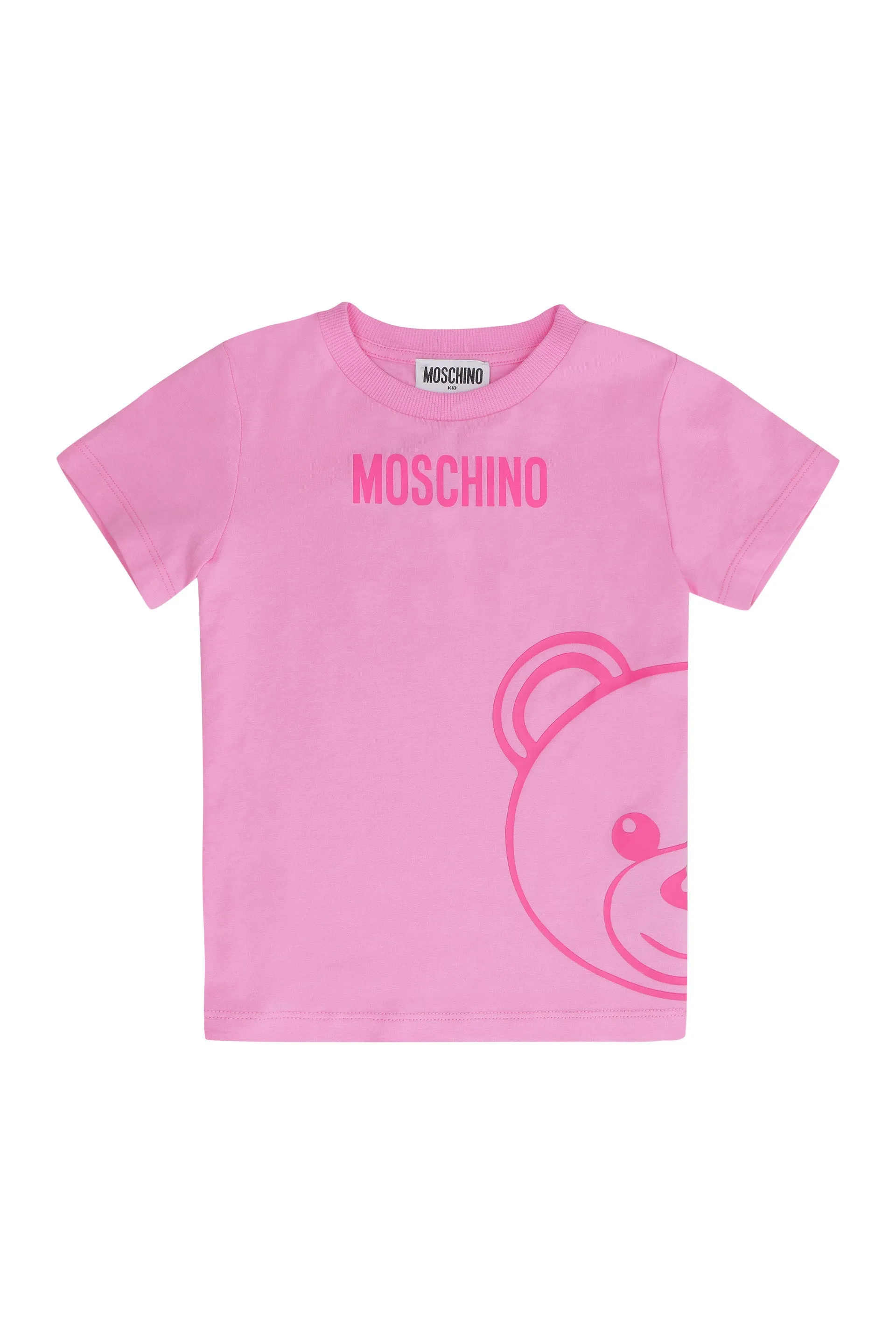 Moschino Kids Teddy Print Crewneck T-Shirt